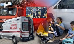 Antalya’da okul servisi devrildi: 6 öğrenci yaralı!