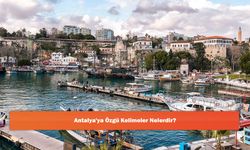 Antalya'ya Özgü Kelimeler Nelerdir?