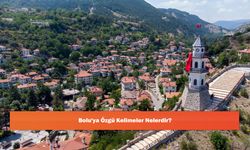Bolu'ya Özgü Kelimeler Nelerdir?