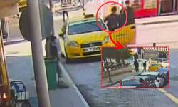 Burdur'da kontağı üzerinde bırakılan taksiyi kaçırmaya çalıştı! İşte o anlar