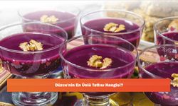 Düzce'nin En Ünlü Tatlısı Hangisi?