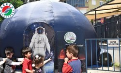 Kepez’de minik kaşifler uzay yolunda