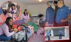 Antalya'da garajdaki “Hırsız” ihbarından anne ve bebek çıktı!