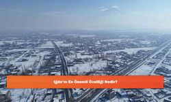Iğdır'ın En Önemli Özelliği Nedir?