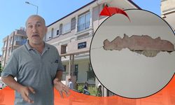 Antalya'da çökme tehlikesi olan apartmanda korkutan yaşam!