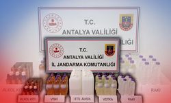 Antalya'da sahte alkol operasyonu! Zehir taciri evinde yakalandı