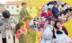 Antalya'da asırlık gelenek! Çocuklar arefe gününde şeker topladı