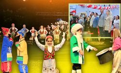 Antalya'da bulunan Konyaaltı İlkokulundan görkemli yıl sonu şenliği