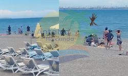 Antalya'da bayram tatili kabusa dönüyordu: Akıntıya kapılanlar boğulma tehlikesi geçirdi!