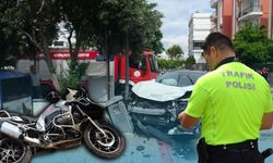 Antalya'da yunus polisler kaza yaptı! 2 polis memuru yaralandı