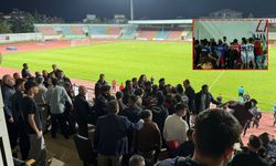 Isparta'da play-off maçında tansiyon yükseldi: Protokol tribününde kavga çıktı!