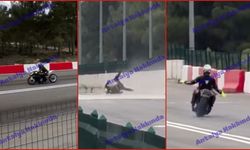 Antalya'da Kepez Drag Pisti’nde feci kaza kamerada!