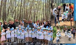 Kemer'de miniklerden çevre duyarlılığına örnek hareket