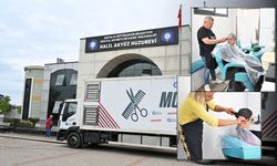 Mobil Kuaför Tırı huzurevinde bayram havası estirdi