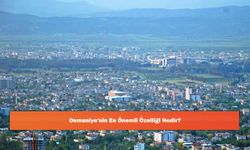 Osmaniye'nin En Önemli Özelliği Nedir?