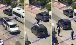 Antalya’da babasının otomobilini parçaladı! İşte o anlar