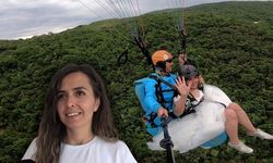 Gelinlikle uçan kadın görenleri şaşkına çevirdi: Gerçek sonradan ortaya çıktı