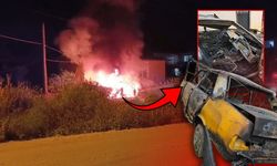 Antalya'da park halindeki otomobil alev alev yandı! İşte o anlar