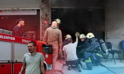 Antalya’da sünger deposunda çıkan yangın korkuttu!