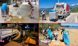 Alanya’da bayram boyunca 10 bin 578 ton atık toplandı!