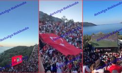 Antalya'da milli maç heyecanı antik tiyatroda yaşandı!