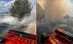 Burdur'da 15 dönümlük alan yandı!