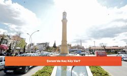 Çorum'da Kaç Köy Var?
