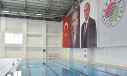 Kepez'de olimpik yüzme havuzunda hijyen ve sağlık
