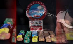 Antalya'da motosiklette kilolarca esrar ele geçirildi!