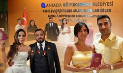 Antalya’da 71 çift aynı gün ‘evet’ dedi: "Gül’ümü aldım gidiyorum"