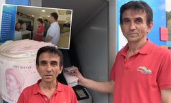 Antalya'da ATM'de unutulan parayı bankaya teslim etti!