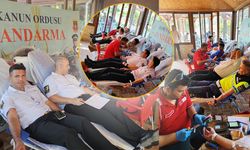Antalya'da jandarmadan kan bağışı seferberliği!
