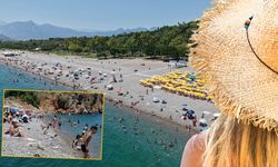 Antalya'da termometreler 41 dereceyi gösterdi: Konyaaltı Sahili dolup taştı