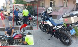 Antalya'da motosikletini bırakıp kaçtı: Cezadan kaçamadı!