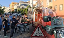 Antalya'da rampadan inen motosiklet devrildi: Sürücü yaralandı
