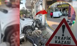Antalya'da ticari araç iş yerine daldı: Sürücü yaralandı!
