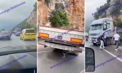 Antalya-Kemer yolunda trafik felç oldu!