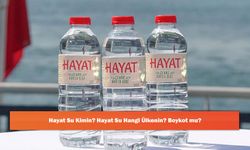 Hayat Su Kimin? Hayat Su Hangi Ülkenin? Boykot mu?
