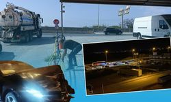 Alkollü sürücü bariyerlere çarptı! Hurda araçtan burnu kanamadan çıktı