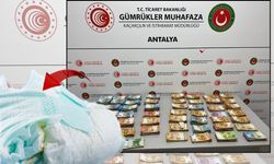 Bebek bezlerinin arasından servet çıktı! Antalya'da milyonlar ele geçirildi