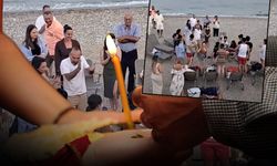 Konyaaltı Sahili'nde kına gecesi: Sahildeki renkli anlar kameraya yansıdı