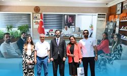 Ukrayna Başkonsolosu Konopliastyi'den Kemer'e nezaket ziyareti