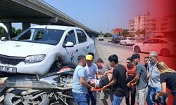 Antalya'da yola dökülen yağ kazaya davetiye çıkardı!