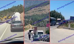 Antalya-Isparta yolu kapandı!
