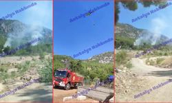 Antalya Kapuz Kanyonu'nda yangın!
