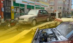 Isparta'da seyir halindeki Tofaş'ın motoru alev aldı!