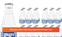 Zafer Gazoz Kimin? Zafer Gazoz Hangi Ülkenin? Boykot mu?