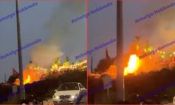 Antalya'da havai fişek yangına neden oldu!