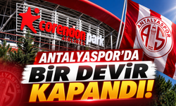 Antalyaspor'da bir devir kapandı!