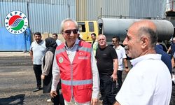 Kepez’den hurdacılar sitesi yoluna sıcak asfalt